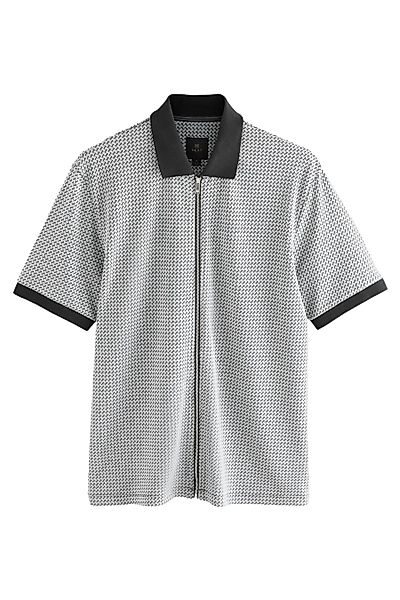 Next Poloshirt Poloshirt mit Reißverschluss und günstig online kaufen