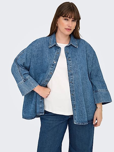 ONLY CARMAKOMA Jeansbluse "CARGRACE 3/4 DNM SHIRT CRO" günstig online kaufen