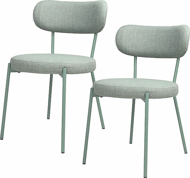 TOM TAILOR HOME 4-Fußstuhl "SOFT PAD CHAIR" (Set) 2 Stk.Esszimmerstuhl, 4-F günstig online kaufen