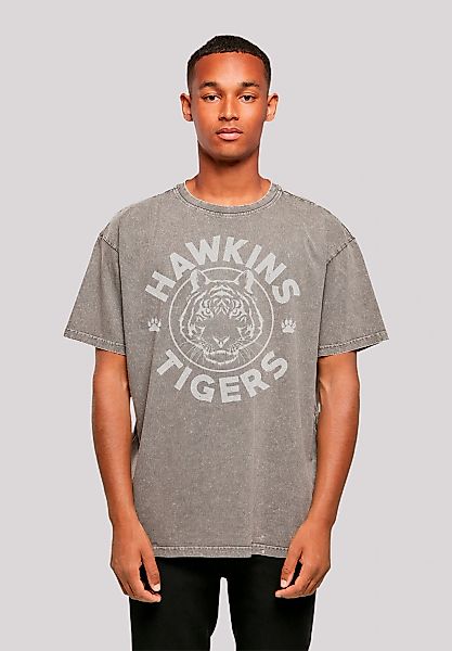 F4NT4STIC T-Shirt "Stranger Things Hawkins Grey Tiger Netflix" Premium Qual günstig online kaufen