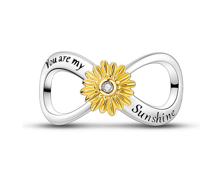 PANDACHARMS Bead Infinity Sunshine Charm für Charm Armband, 925er Silber, Z günstig online kaufen