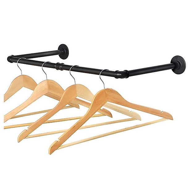 JEOBEST Kleiderstange Industrieller Rohr-Kleiderständer zur Wandmontag,Robu günstig online kaufen