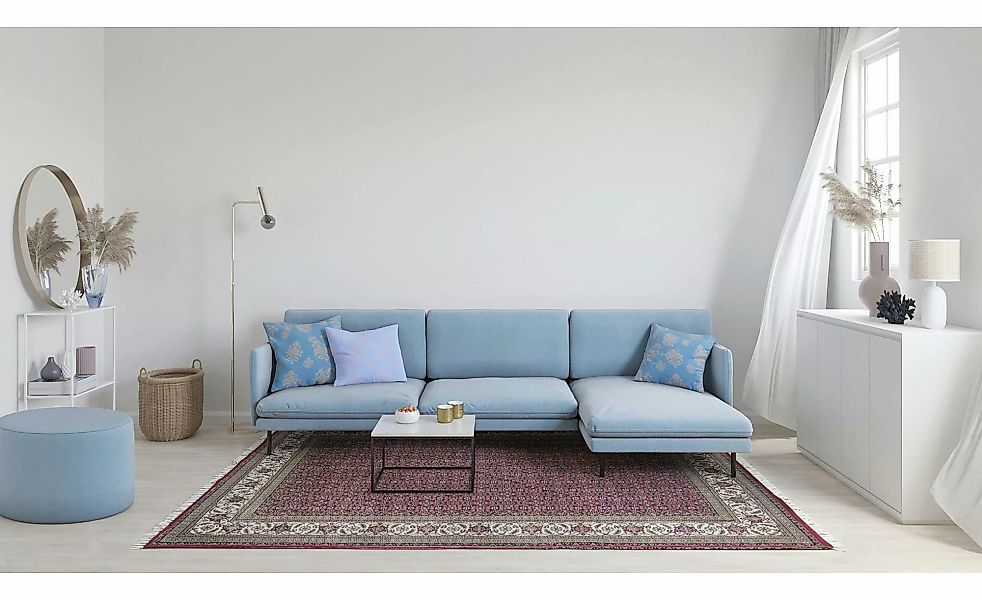 THEKO Orientteppich  Chandi ¦ creme ¦ Wolle ¦ Maße (cm): B: 250 H: 1,2 Aktu günstig online kaufen