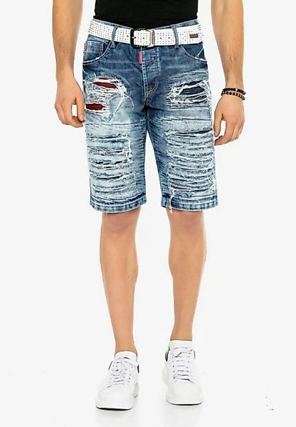 Cipo & Baxx Shorts im Destroyed-Look günstig online kaufen