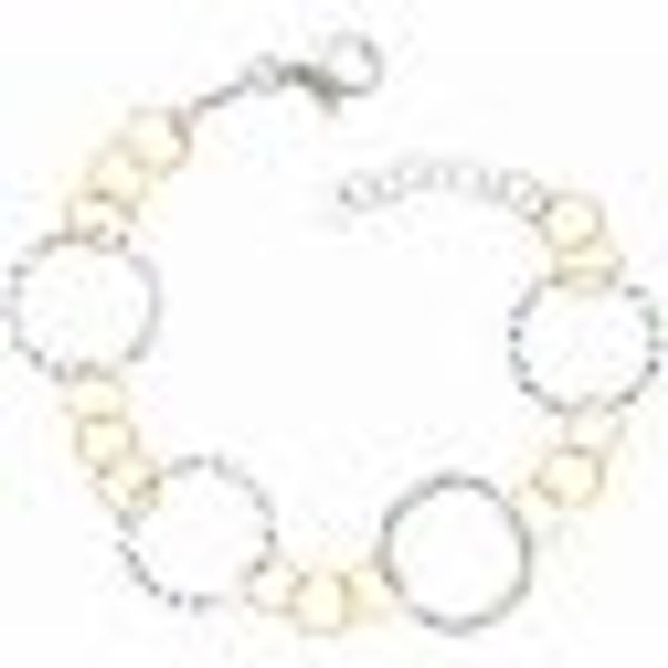 Armband 925/- Sterling Silber rhodiniert/vergoldet 19 cm günstig online kaufen