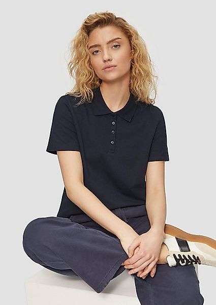 s.Oliver Poloshirt Piqué-Poloshirt aus Baumwollmix günstig online kaufen