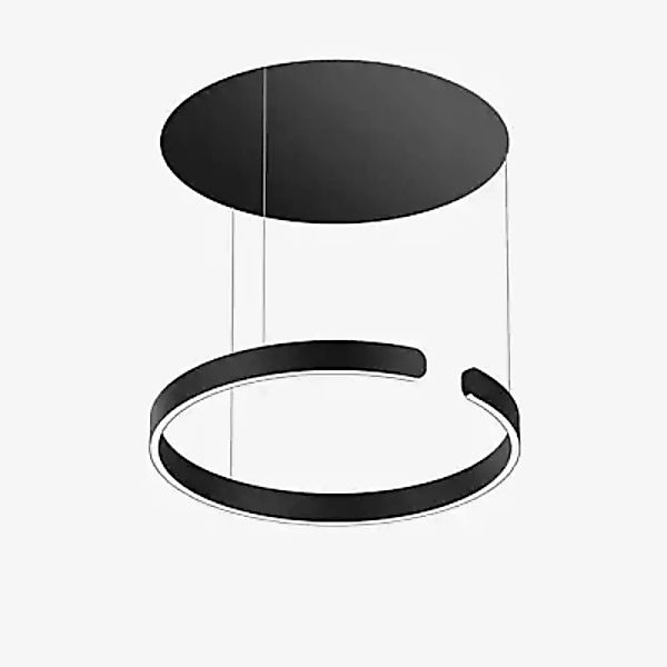 Occhio Mito Sospeso 60 Move Up Table Pendelleuchte LED, Kopf schwarz matt/B günstig online kaufen