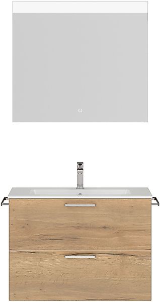 nobilia® Badmöbel-Set »Tolvina«, (2 St., vormontiert, mit Soft-Close), inkl günstig online kaufen