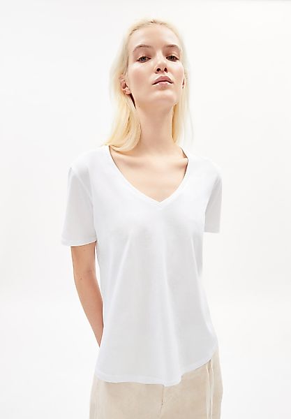 T-Shirt ANTONIAA in white von ARMEDANGELS günstig online kaufen