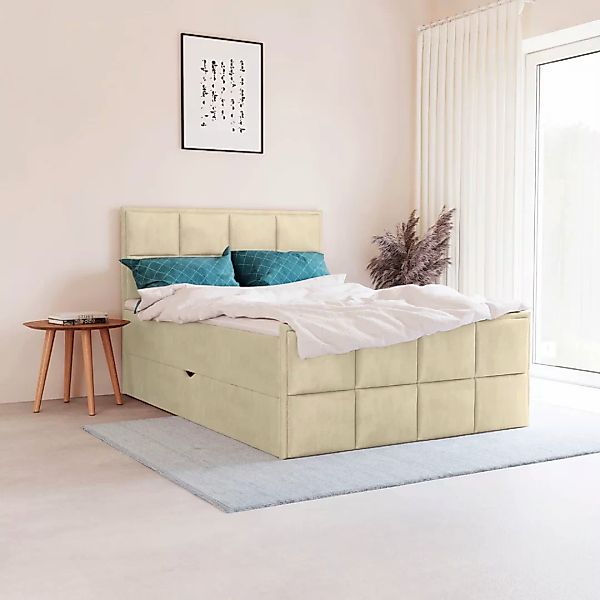 Leonique Boxspringbett "Timeo", in den Breiten 120,140,160 & 180 cm erhältl günstig online kaufen