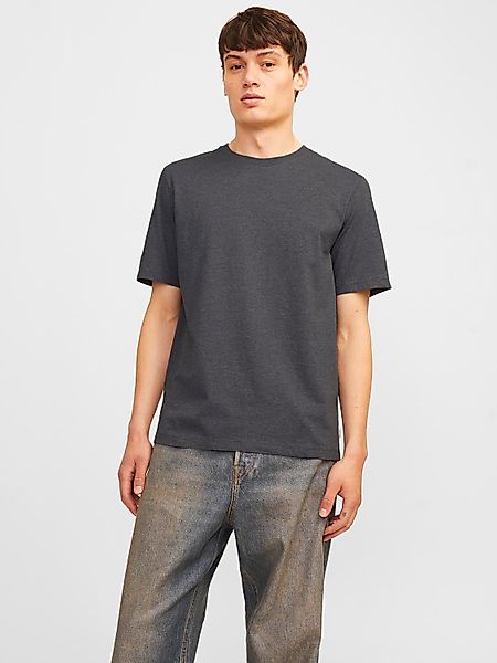 Jack & Jones Rundhalsshirt JJEORGANIC MELANGE TEE SS O-NECK NOOS in Melange günstig online kaufen