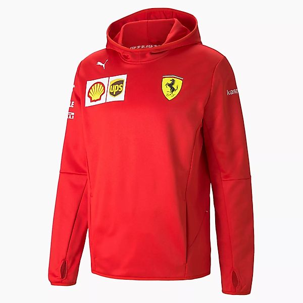 PUMA Ferrari Herren Team Tech Fleece Kapuzenjacke | Mit Aucun | Rot | Größe günstig online kaufen