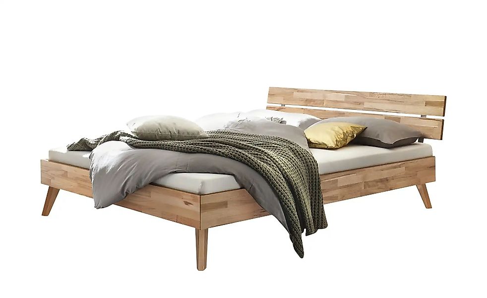 HASENA Massivholzbett  Ortona ¦ holzfarben ¦ Maße (cm): B: 166 H: 81 Betten günstig online kaufen