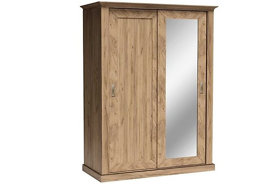 KONSIMO Spiegelschrank VETIS Kleiderschrank vintage, Schiebetüren günstig online kaufen