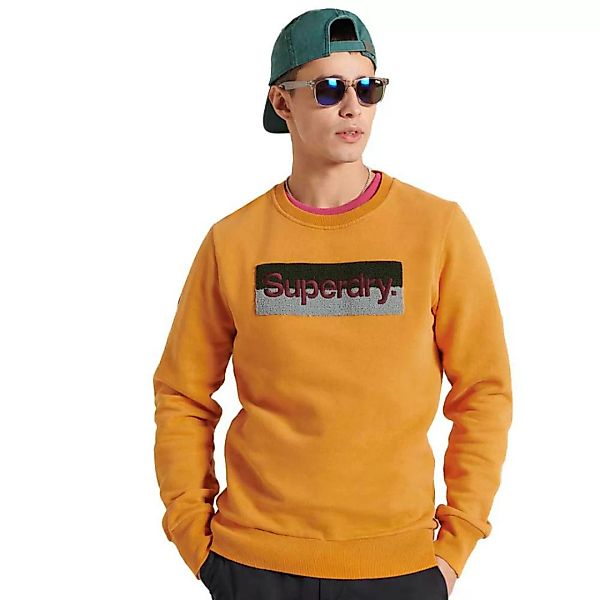 Superdry Core Logo Workwear Crew Sweatshirt M Umber Sunset günstig online kaufen