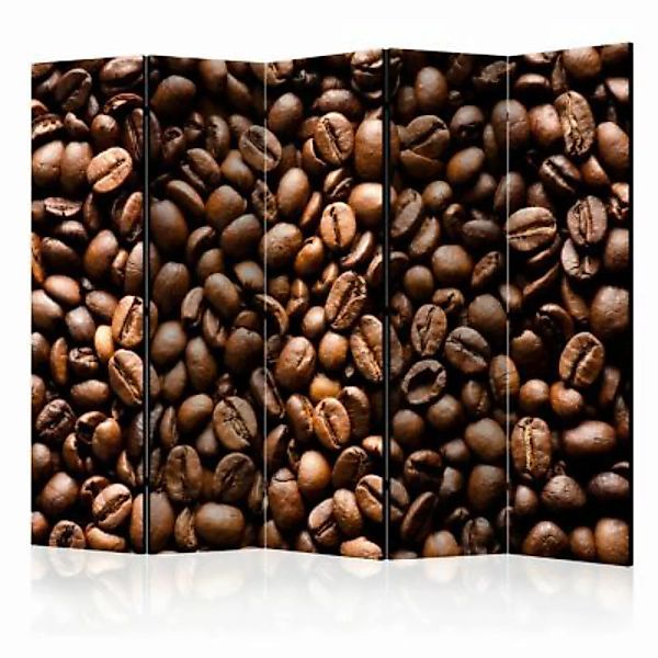 artgeist Paravent Roasted coffee beans II [Room Dividers] braun Gr. 225 x 1 günstig online kaufen