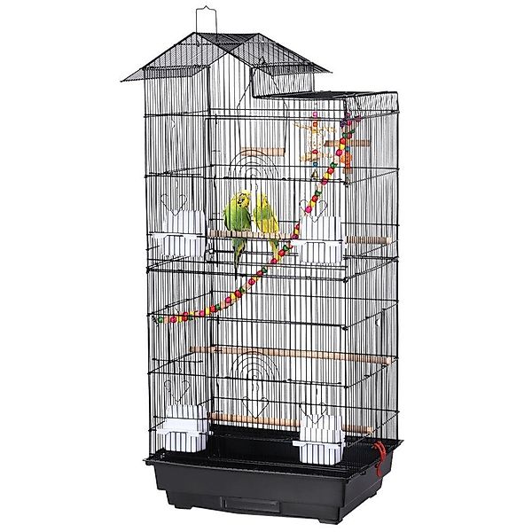 Yaheetech Vogelkäfig, Vogelvoliere mit Vogelspielzeuge Käfigspielzeug günstig online kaufen