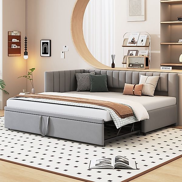 Flieks Daybett, L-förmiges Polsterbett Schlafsofa mit günstig online kaufen
