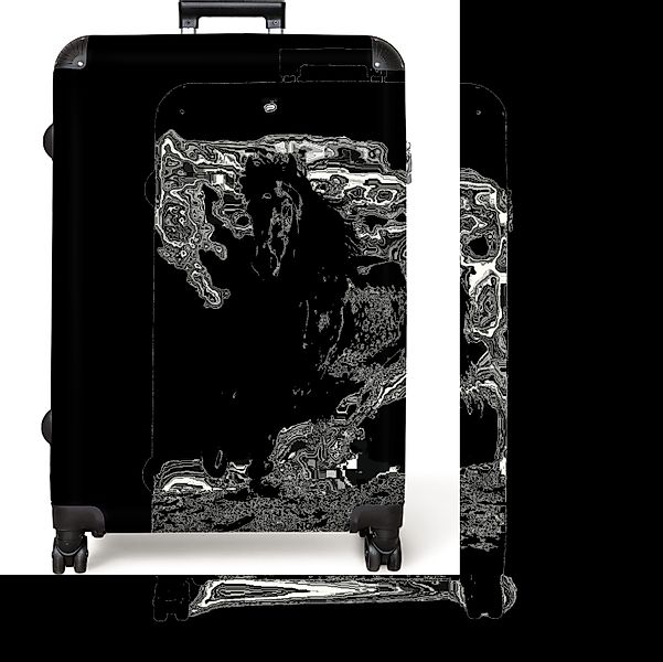 NoBoringSuitcases.com© Hartschalen-Trolley Spielkarte - Totenkopf - günstig online kaufen