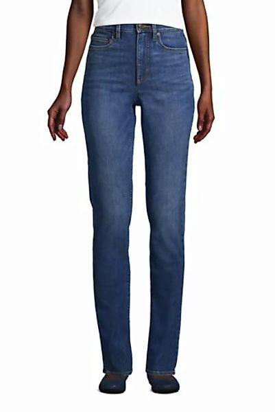 Shaping Jeans Straight Fit High Waist, Damen, Größe: 38 32 Normal, Blau, De günstig online kaufen