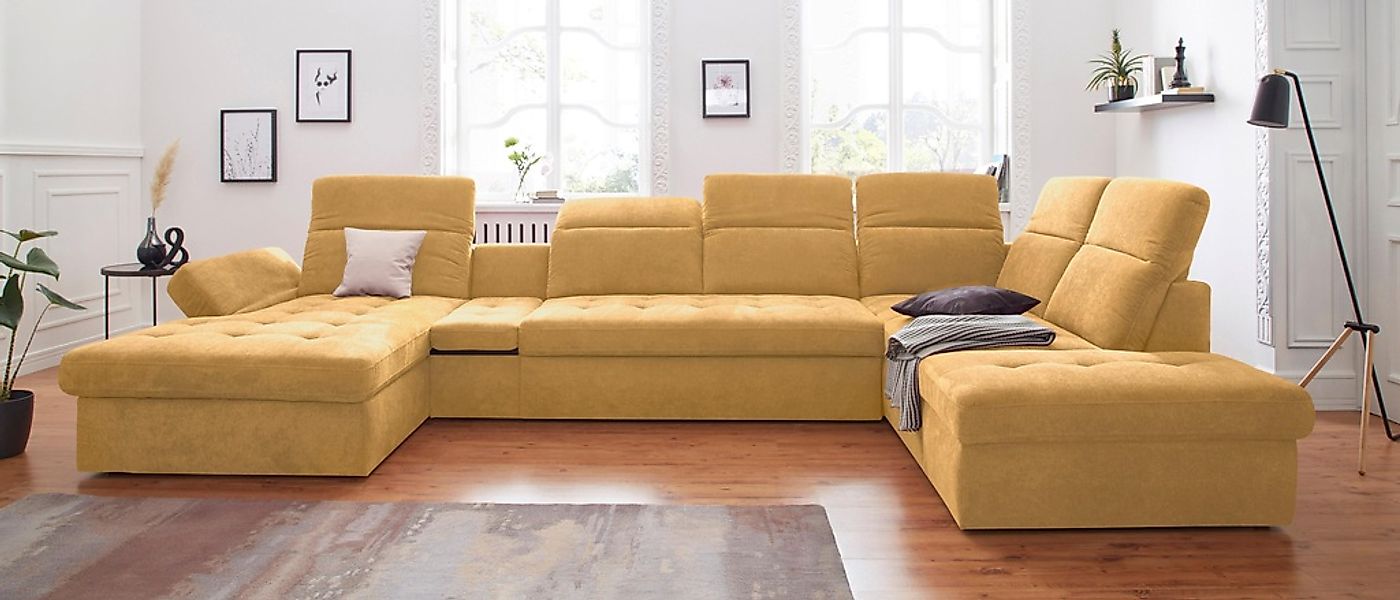 sit&more Wohnlandschaft »Stardust U-Form«, inklusive Kopfteilverstellung, A günstig online kaufen