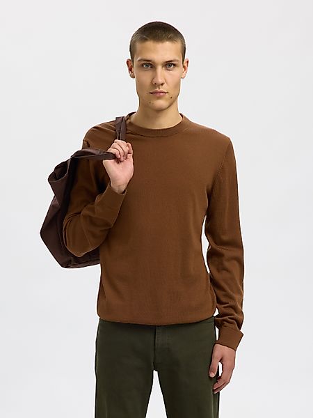 Selected Strickpullover SLHTRAY LS KNIT MERINO günstig online kaufen