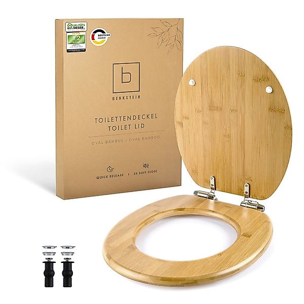 Benkstein WC-Sitz Premium Bambus WC Sitz günstig online kaufen