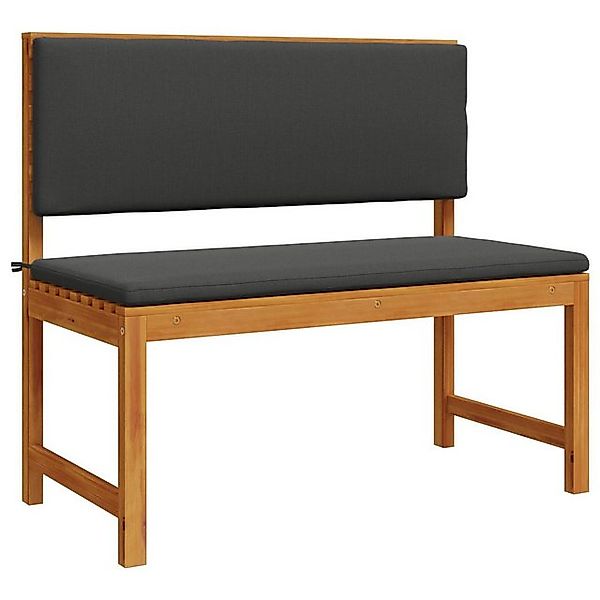 vidaXL Sofaelement Gartenbank mit Kissen 100x50x91 cm Massivholz (1 St) günstig online kaufen