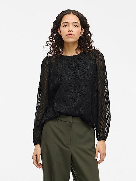 Vila Blusenshirt VIMIKA O-NECK L/S TOP - NOOS günstig online kaufen