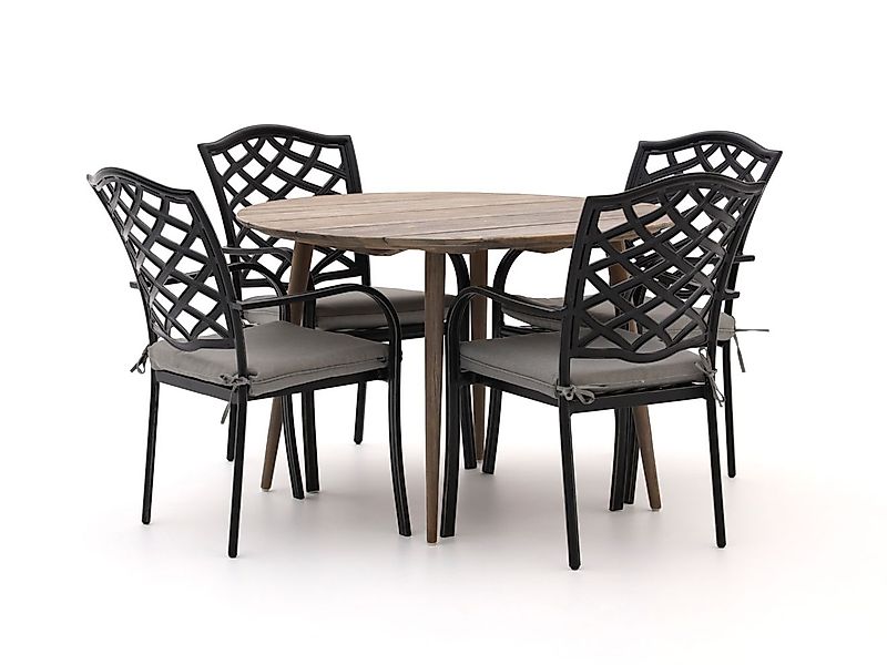 Hartman Berkeley/ROUGH-K ø 115 cm Gartenmöbel-Set 5-teilig günstig online kaufen