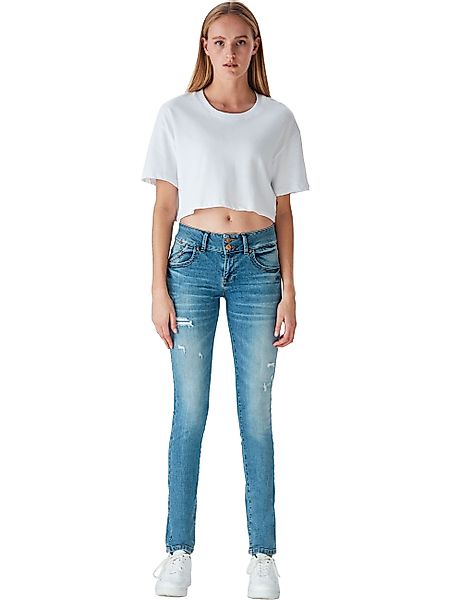 LTB Damen Jeans Molly M Super Slim Fit - Blau - Lelia Wash günstig online kaufen