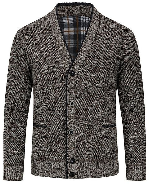 Allthemen Cardigan Herren Strickjacke mit V Ausschnitt Grobstrick Cardigan günstig online kaufen
