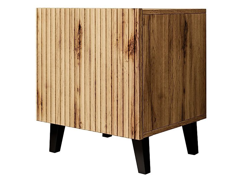 MIRJAN24 Nachttisch Vamos 2x Stück (2er-Set), schwarze Beine, Fronten gefrä günstig online kaufen