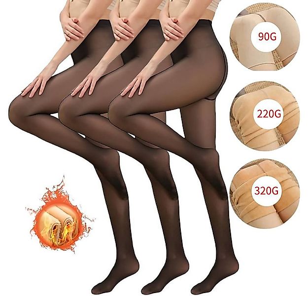 Blusmart Thermostrumpfhose Winter Frauen Thermo Leggings (warm sexy elastis günstig online kaufen