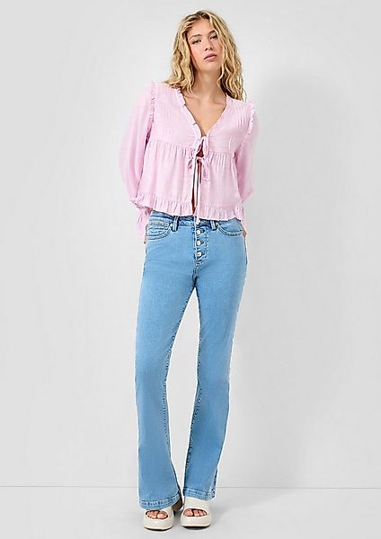 QS Bootcut-Jeans Jeans-Hose REENA Jeans Reena / Slim Fit / High Rise / Flar günstig online kaufen