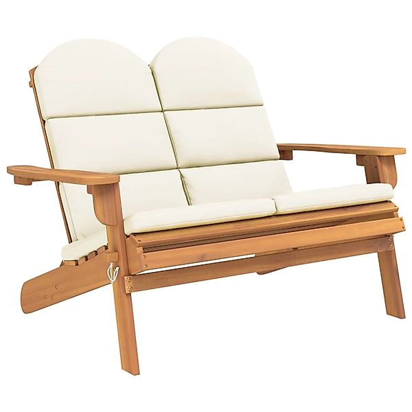 vidaXL Gartenbank Adirondack-Gartenbank mit Kissen 126 günstig online kaufen