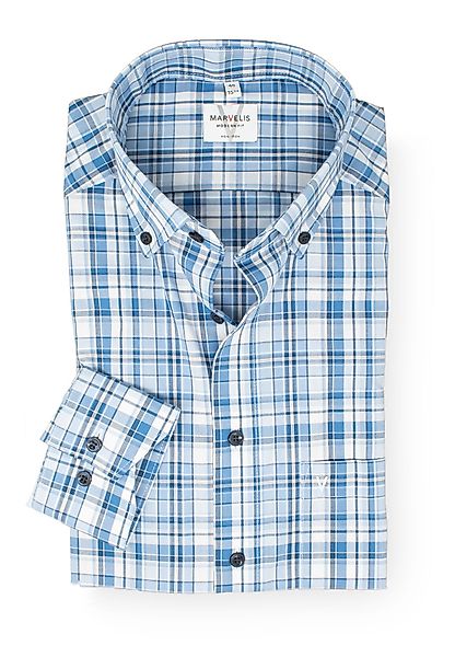 MARVELIS Businesshemd Modern Fit normale, leicht günstig online kaufen