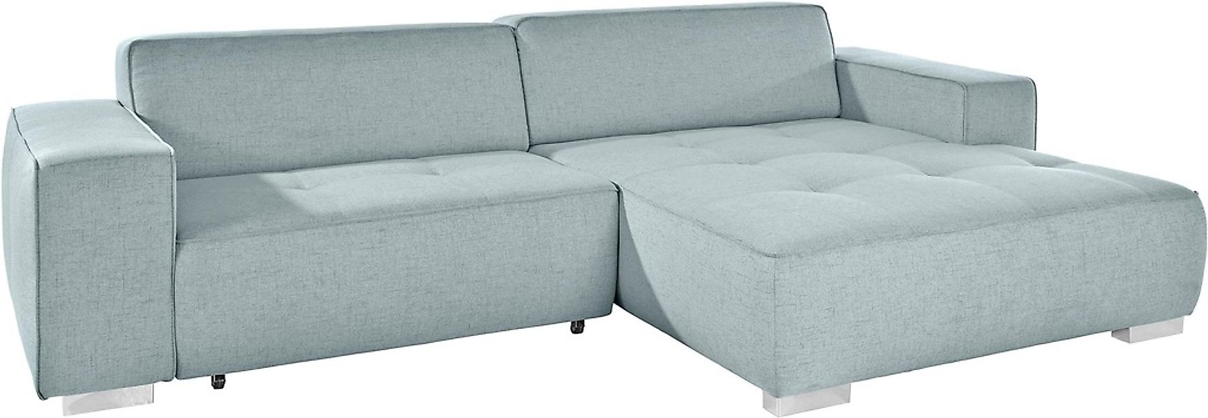 INOSIGN Ecksofa "Sapporo L-Form" wahlweise Bettfunktion oder Sitztiefenvers günstig online kaufen