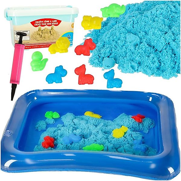 Ikonka Sandkasten Kinetischer Sand Set 1 günstig online kaufen