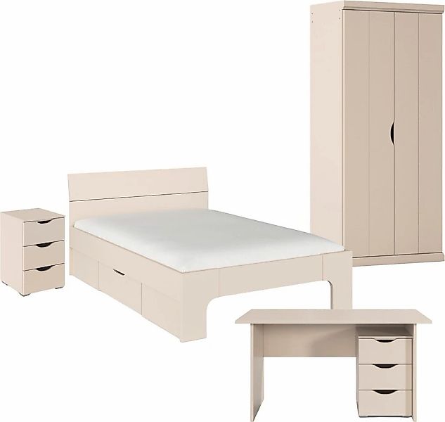 rauch Jugendzimmer-Set "Kinderzimmer Komplettzimmer Schlafzimmer-Set (4-tlg günstig online kaufen