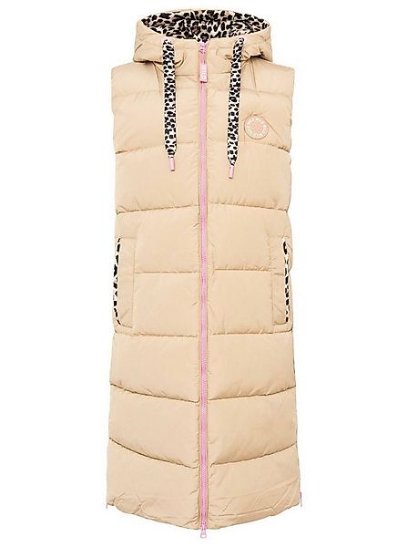 Zwillingsherz Steppweste Steppweste lang "Leo Good Vibes" günstig online kaufen