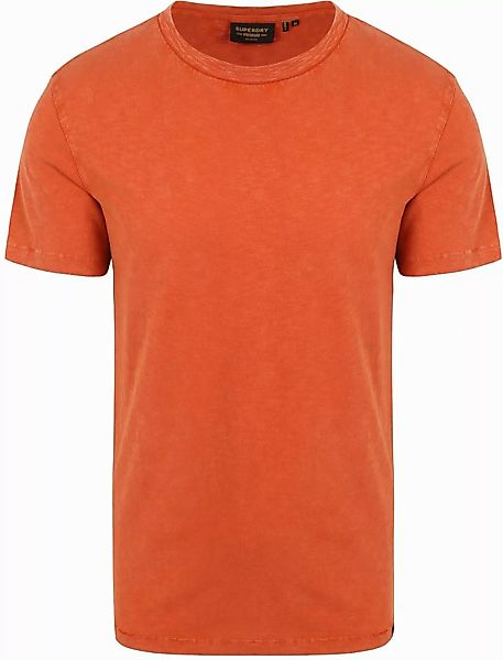 Superdry Slub T Shirt Melange Orange - Größe XL günstig online kaufen