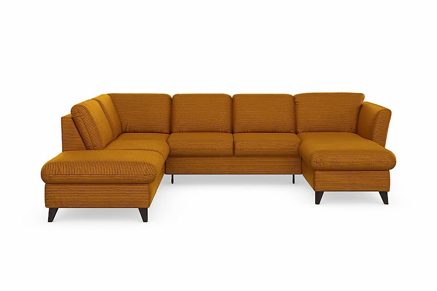 Home affaire Wohnlandschaft "Trelleborg U-Form" wahlweise mit Bettfunktion günstig online kaufen