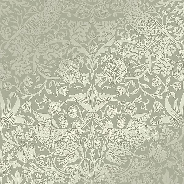 WILLIAM MORRIS AT HOME Vliestapete »Strawberry Thief Fibrous« Retro texturi günstig online kaufen