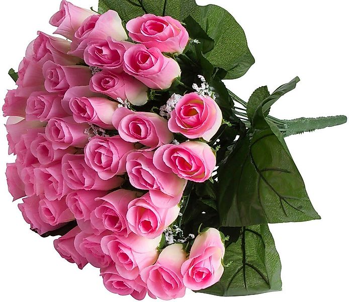 Kunstblume Rosenstrauß mit 36 Rosen, Botanic-Haus, günstig online kaufen