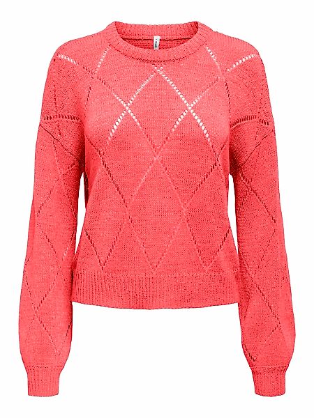 ONLY Strickpullover "ONLGEENAS LS STRUCTURE O-NECK CC KNT" günstig online kaufen