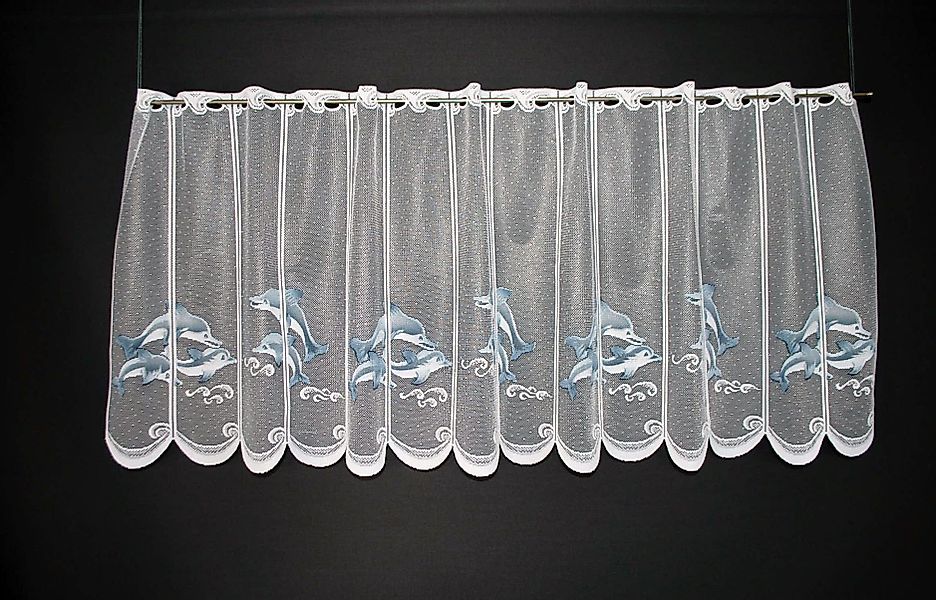 Gardinen Kranzusch Scheibengardine Delfin (1 St), günstig online kaufen
