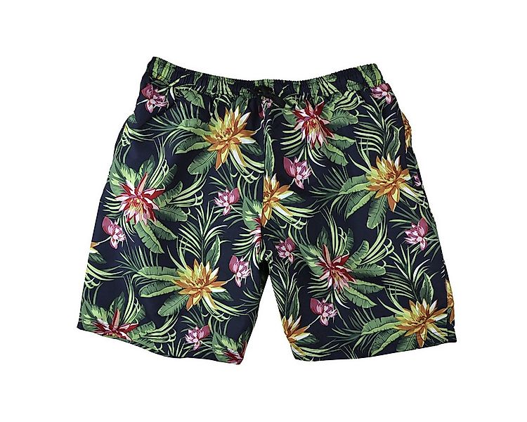 ABRAXAS Badeshorts Übergrößen Badeshorts Jim mit tropischem Flowerprint von günstig online kaufen