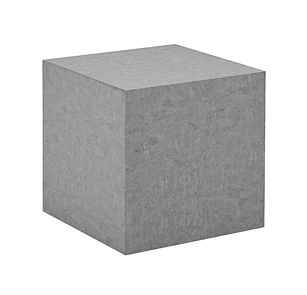 HOME DELUXE Couchtisch SELY - 50 x 50 x 50 cm, Travertin-Effekt, Marmoropti günstig online kaufen