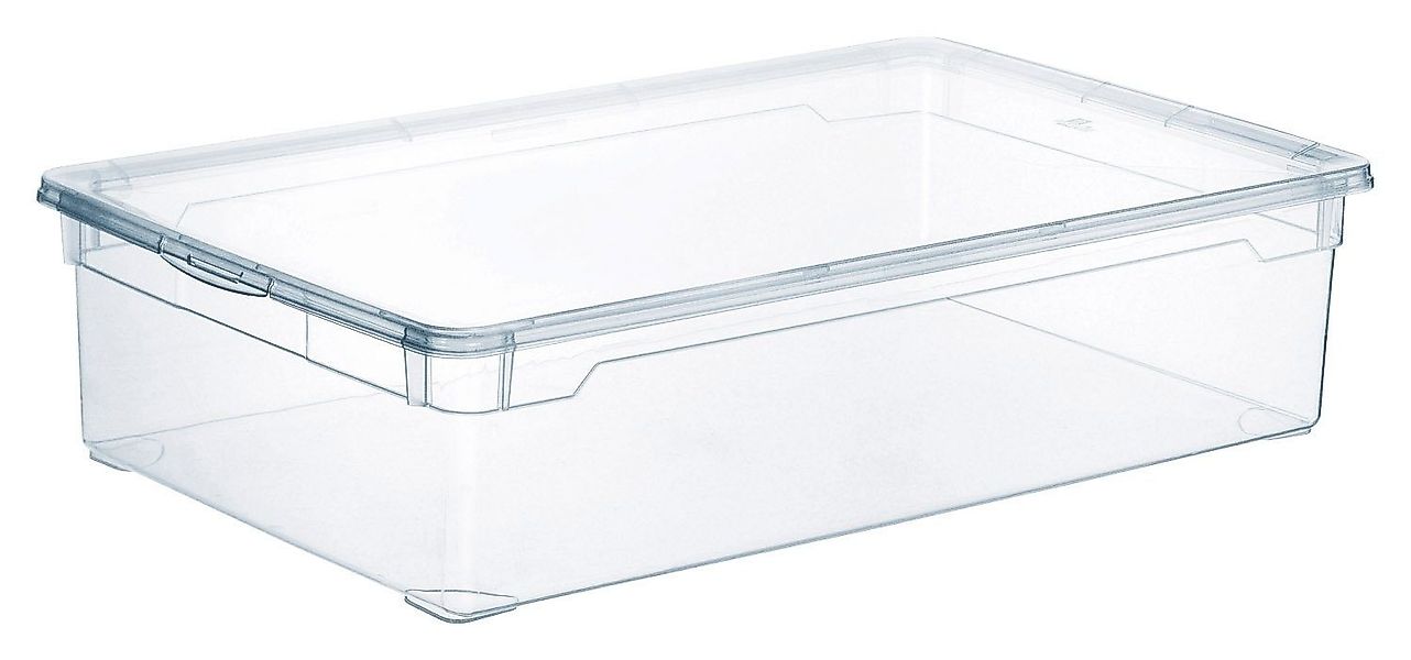 ROTHO Aufbewahrungsbox CLEAR, 30 Liter, Transparent, günstig online kaufen